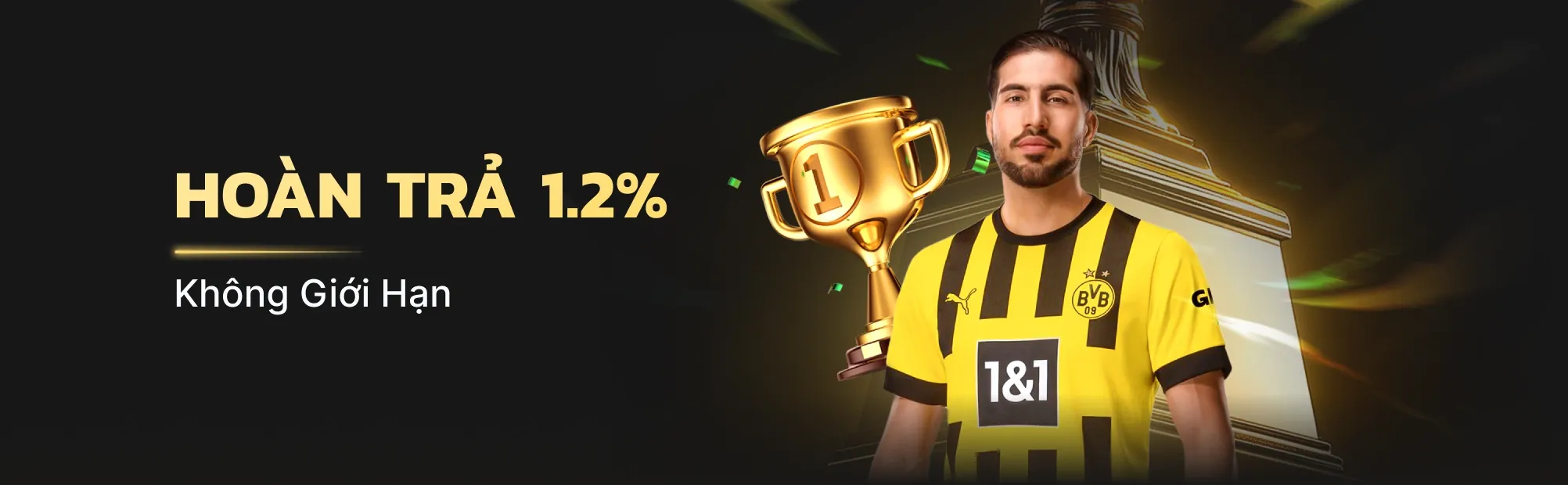 Banner khuyến mãi cá cược bóng đá thabet88